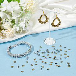 2 нити 2-х цветных гальванизированных синтетических немагнитных гематитовых бусин&nbsp;G-NB0005-39