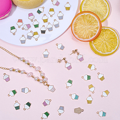 100 шт. Подвески из сплава с эмалью&nbsp;ENAM-SC0007-12