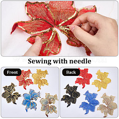 5 шт. 5 цвета компьютеризированная вышивка ткань утюгом / пришить патчи&nbsp;FIND-CY0001-26