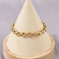 Браслеты-цепочки из нержавеющей стали 304 для женщин&nbsp;BJEW-Z143-13G