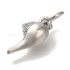 Стойки обшивки латунь микро проложить кубическую прелесть диоксида циркония&nbsp;KK-I720-64P