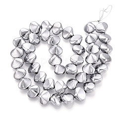 Гальванические нити из синтетических немагнитных гематитовых бусин&nbsp;G-T139-64B