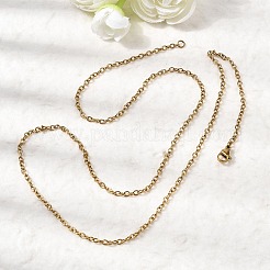 Ожерелья из нержавеющей стали 304 с цепочкой из троса&nbsp;STAS-O053-06G