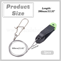 5 шт. пластиковая и стальная проволока для морской рыбалки&nbsp;FIND-ME0002-62