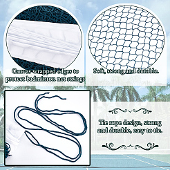 2 шт. 2-х цветная переносная полиэстеровая сетка для бадминтона&nbsp;AJEW-NB0006-65