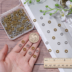 200шт 2 стиля сплава распорные бусины&nbsp;FIND-AR0005-45