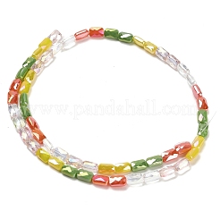 Стеклянные бусины с гальваническим покрытием &nbsp;EGLA-P068-01A-12