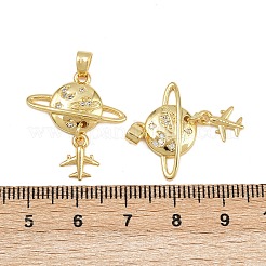 Латунные микро проложить кубического циркония подвески&nbsp;KK-C132-35G