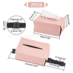 Салфетки из искусственной кожи на спинку автомобильного сиденья&nbsp;AJEW-WH0347-14B