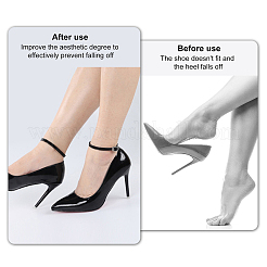 Ahademaker 4 комплект 2 стильных шнурков из искусственной кожи на высоком каблуке&nbsp;AJEW-GA0004-24