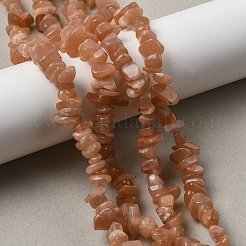 Натуральный Sunstone чип бисер пряди&nbsp;LS-G-E271-87