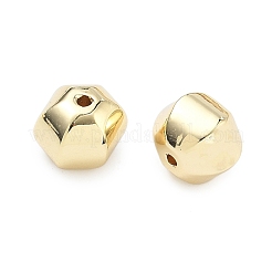 Шестигранные латунные бусины&nbsp;KK-C251-19G