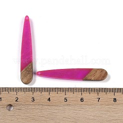 Подвески из смолы и дерева&nbsp;WOOD-F015-01F