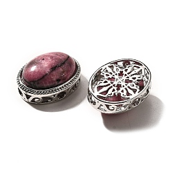 Природные многонитевые звенья родонита&nbsp;KK-M304-02P-16