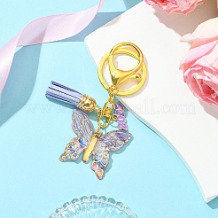 Брелок из акрила и эмали из сплава&nbsp;KEYC-FS00026-02