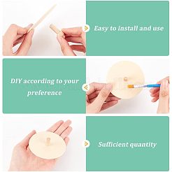 Деревянные волчки&nbsp;LS-WOOD-WH0027-66