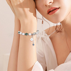 100 шт. разделительные бусины из нержавеющей стали 304&nbsp;STAS-UN0054-15