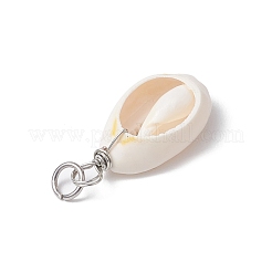 Подвески из натуральной каури&nbsp;PALLOY-JF03711-02