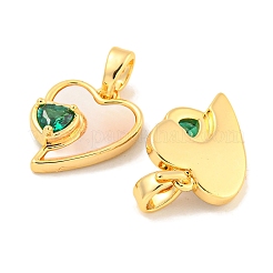 Латунные микро проложить кубического циркония подвески&nbsp;KK-P275-15G