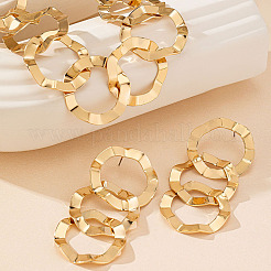 Комплекты из цепочки из сплава с звеньями и сережек-гвоздиков.&nbsp;FS-WGED5D3-01