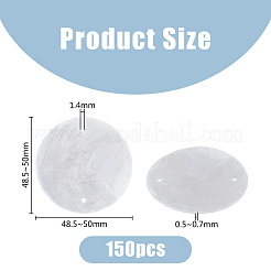 150 шт. подвески-соединители из натуральной ракушки&nbsp;SSHEL-DC0001-03
