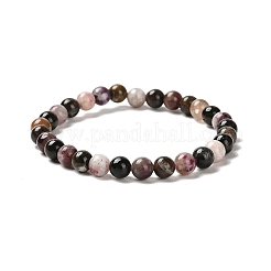 Натуральный турмалин бисером браслеты простирания&nbsp;LS-BJEW-K233-02A-03