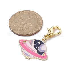 Украшение подвески из эмали из сплава планеты&nbsp;HJEW-JM01416