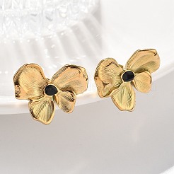 Серьги-гвоздики из нержавеющей стали 304 для женщин&nbsp;EJEW-K306-33G