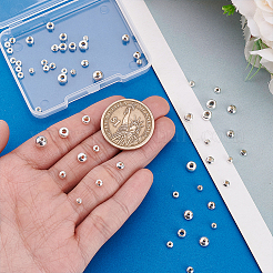 60шт 9 стиля 925 бусины из стерлингового серебра&nbsp;STER-PH0003-29