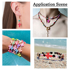 225шт 15 цвета непрозрачные акриловые бусины&nbsp;SACR-TA0001-12