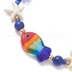 Стекло плетеные из бисера браслеты&nbsp;BJEW-MZ00301-02