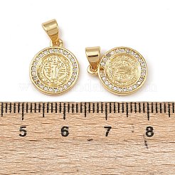 Латунные микро проложить кубического циркония подвески&nbsp;KK-L255-12G