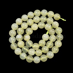 Естественно новый нефрита каменные круглые пряди шарик&nbsp;G-O039-16-8mm-A