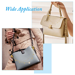 3 шт. латунные цепи удлинители для сумок&nbsp;HJEW-HS00065