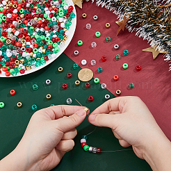 1500шт 10 цвета прозрачные пластиковые бусины&nbsp;KY-FH0001-46