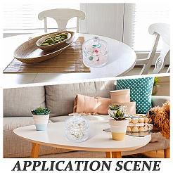 1шт стеклянная банка для конфет с крышкой&nbsp;AJEW-CN0005-13A