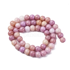 Нити из окрашенных стеклянных бусин с эффектом омбре&nbsp;X-GLAA-T031-01O-10