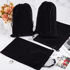 Бархатные мешочки для украшений на шнурке&nbsp;ABAG-WH20013-01A