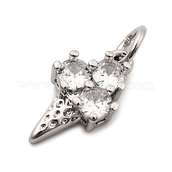 Латунные микро проложить кубического циркония подвески&nbsp;KK-C134-29P