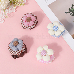 4 шт. двухцветный чехол для дверной ручки из хлопка&nbsp;DIY-GF0011-49