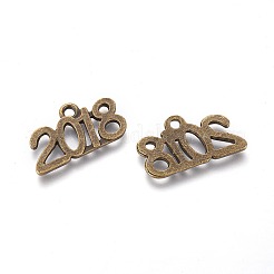 Сплавочные подвески тибетского стиля&nbsp;LS-X-TIBEP-R035-02AB-FF