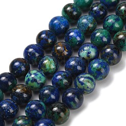 Натуральные нитки из бисера азурита&nbsp;G-Z110-C02-6mm