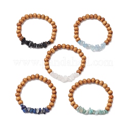 5шт. набор из натуральных кварцевых кристаллов&nbsp;BJEW-JB11844