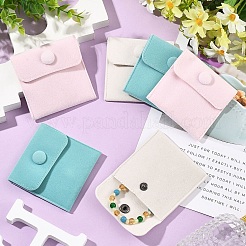 6 шт. двухцветных бархатных мешочков для хранения ювелирных изделий&nbsp;TP-YW0001-08