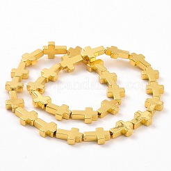 Гальванические немагнитная синтетический гематит бисер пряди&nbsp;G-C006-08G