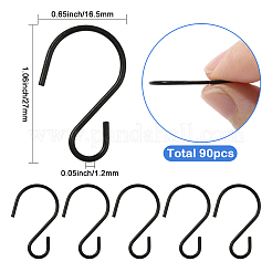 90 шт. железные крючки S-образной формы&nbsp;IFIN-SP0001-47
