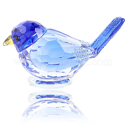 Стеклянная демонстрационная скульптура для птиц&nbsp;AJEW-WH20019-58B