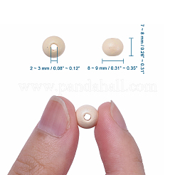 Природных шарики древесины&nbsp;WOOD-Q017-8mm-06-LF