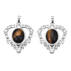 Природных тигровый глаз подвески&nbsp;G-S274-12L