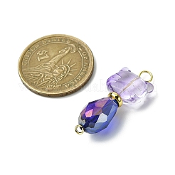 Фигурки кошек стеклянные звенья соединительные подвески&nbsp;PALLOY-JF03240